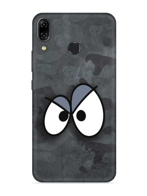 Big Eyes Night Mode Embossed Soft Silicone Case for Asus Zenfone 5Z Zapvi