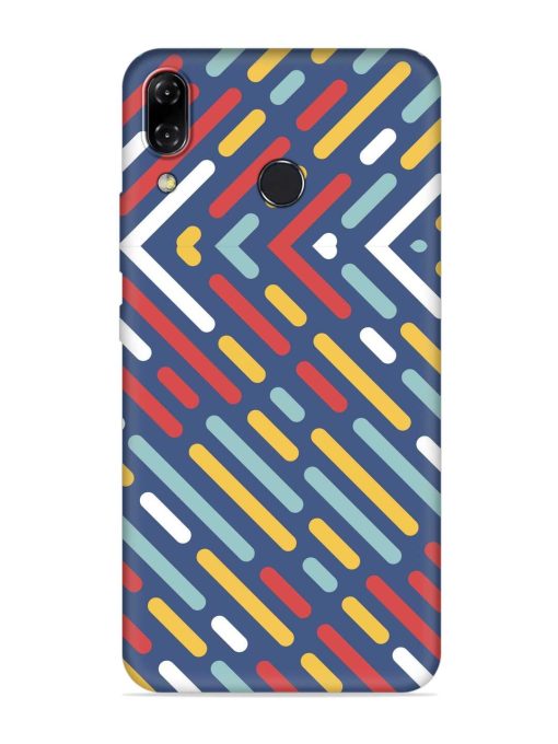 Colored Lines Embossed Soft Silicone Case for Asus Zenfone 5Z Zapvi