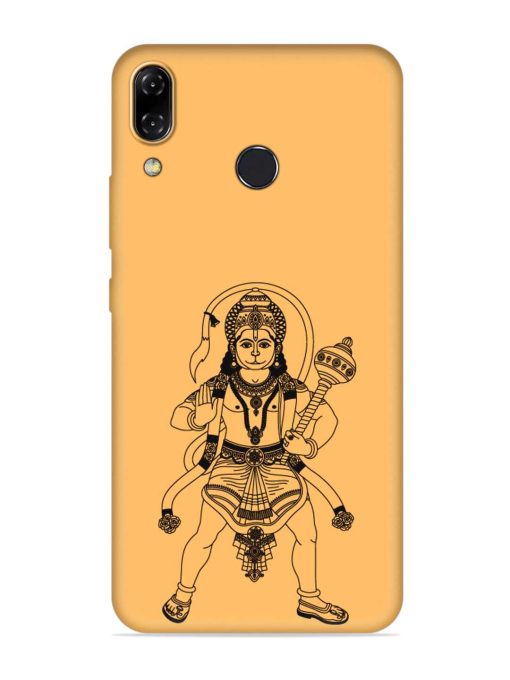 Indian God Hanuman Embossed Soft Silicone Case for Asus Zenfone 5Z