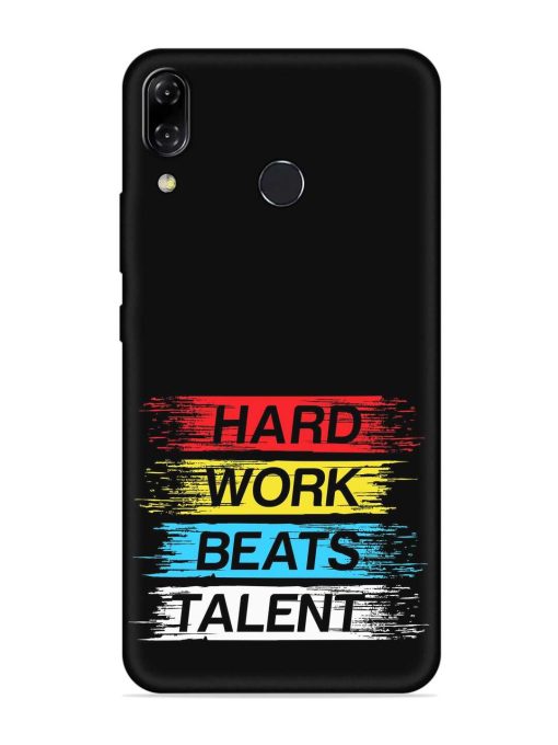 Hard Work Beats Embossed Soft Silicone Case for Asus Zenfone 5Z