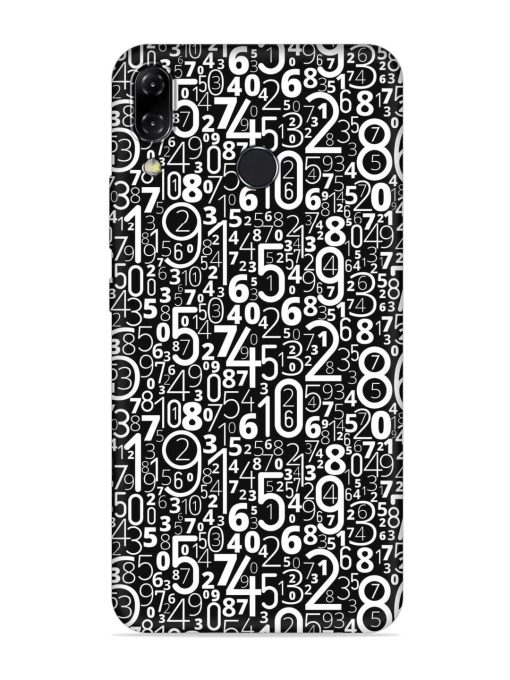 Many Numbers Different Embossed Soft Silicone Case for Asus Zenfone 5Z