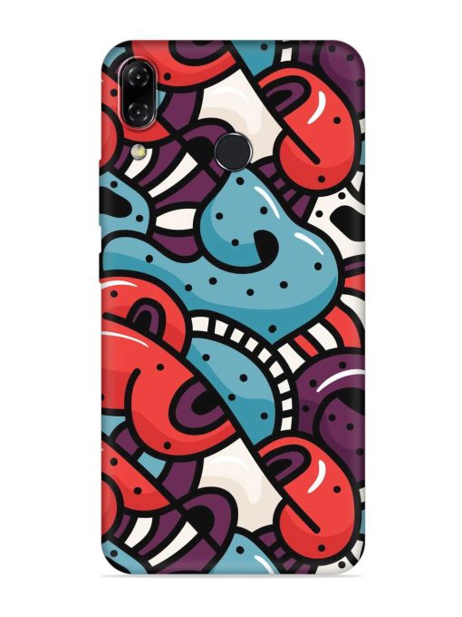 Seamless Backdrop Colorful Embossed Soft Silicone Case for Asus Zenfone 5Z Zapvi