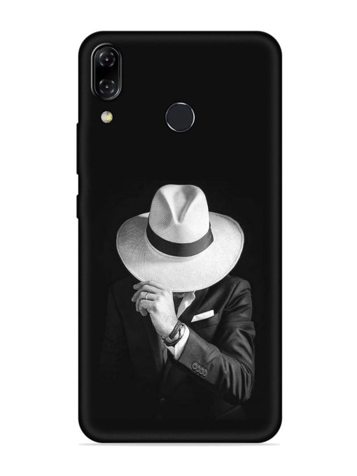 Men Under Hat Embossed Soft Silicone Case for Asus Zenfone 5Z Zapvi