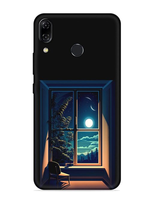 Night View At Window Embossed Soft Silicone Case for Asus Zenfone 5Z