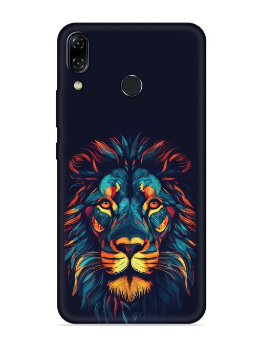 Colorful Lion Embossed Soft Silicone Case for Asus Zenfone 5Z Zapvi