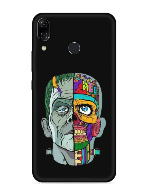 Men Vs Skull Embossed Soft Silicone Case for Asus Zenfone 5Z Zapvi