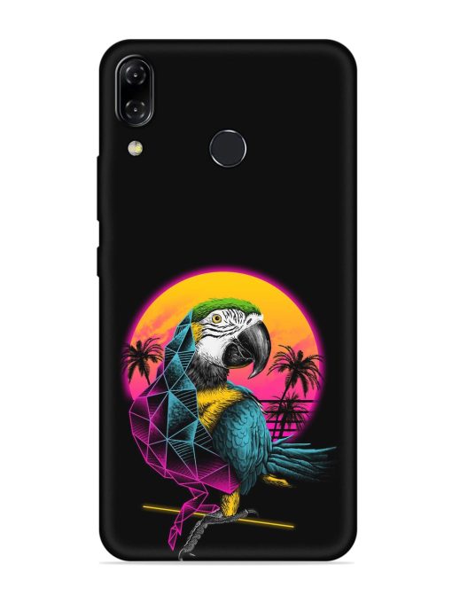 Rad Parrot Embossed Soft Silicone Case for Asus Zenfone 5Z Zapvi