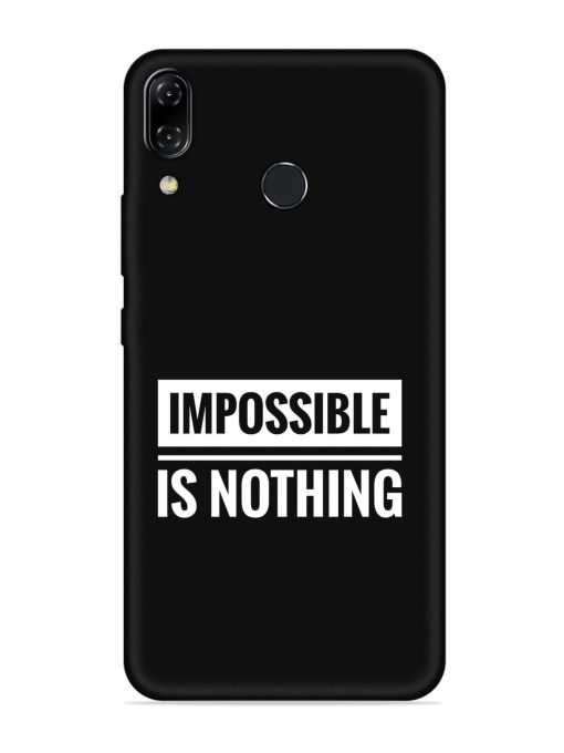 Impossible Is Nothing Embossed Soft Silicone Case for Asus Zenfone 5Z Zapvi