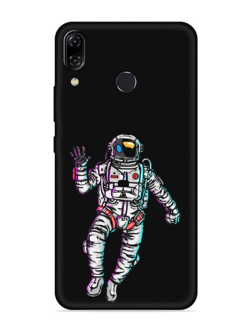 Spaceman Embossed Soft Silicone Case for Asus Zenfone 5Z Zapvi