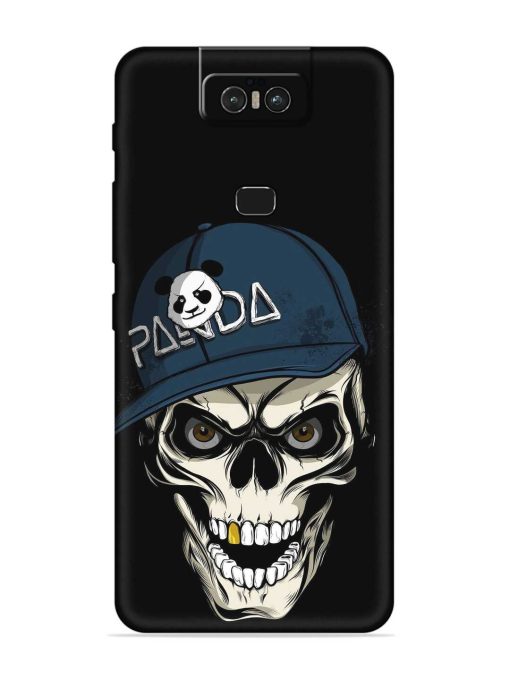 Panda Skull Embossed Soft Silicone Case for Asus Zenfone 6Z Zapvi