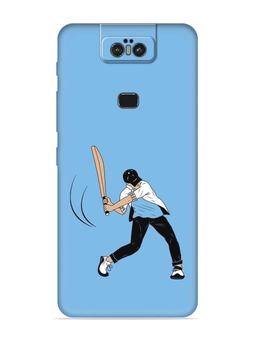 Cricket Gully Boy Embossed Soft Silicone Case for Asus Zenfone 6Z Zapvi