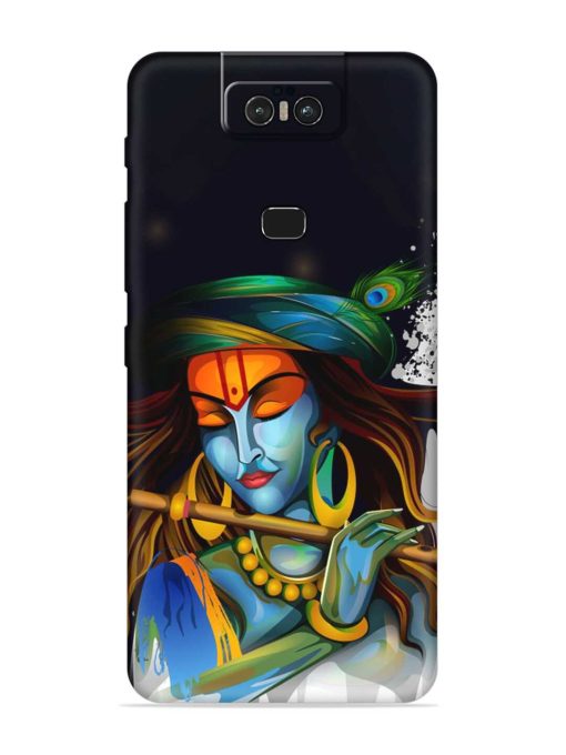 Krishna Art Embossed Soft Silicone Case for Asus Zenfone 6Z Zapvi