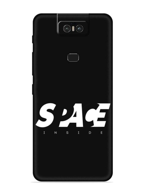 Space Typography Art Embossed Soft Silicone Case for Asus Zenfone 6Z Zapvi