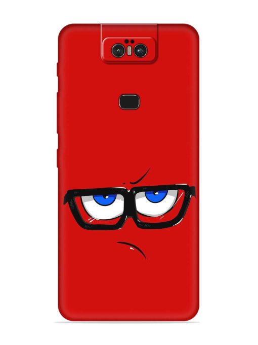 Rad Angry Face Embossed Soft Silicone Case for Asus Zenfone 6Z Zapvi