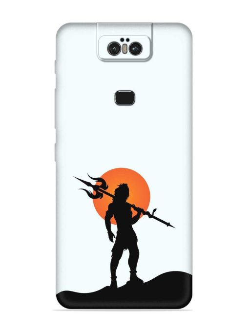 Lord Mahadev Trendy Embossed Soft Silicone Case for Asus Zenfone 6Z Zapvi