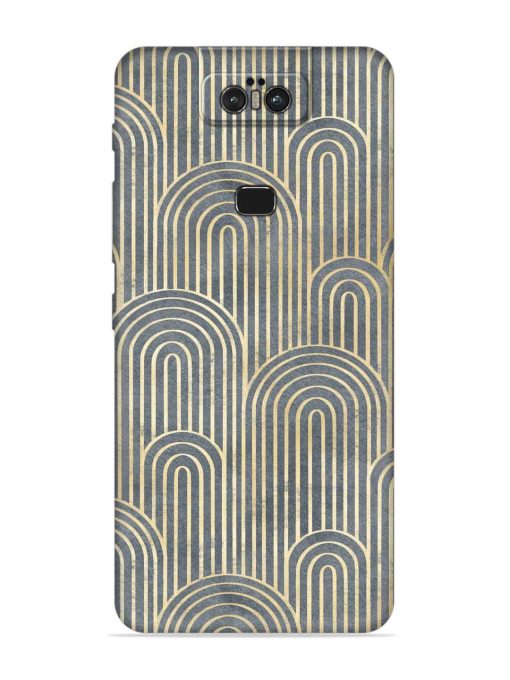 Art Deco Style Embossed Soft Silicone Case for Asus Zenfone 6Z Zapvi