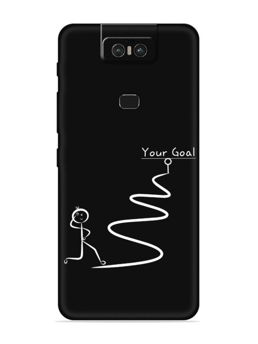 Your Goal Embossed Soft Silicone Case for Asus Zenfone 6Z Zapvi