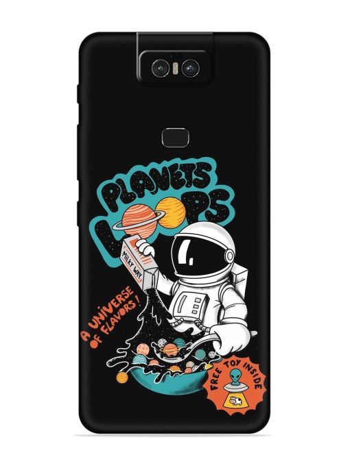 Planets Loop Embossed Soft Silicone Case for Asus Zenfone 6Z Zapvi