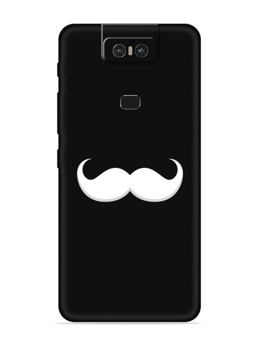 Mustache Vector Embossed Soft Silicone Case for Asus Zenfone 6Z Zapvi