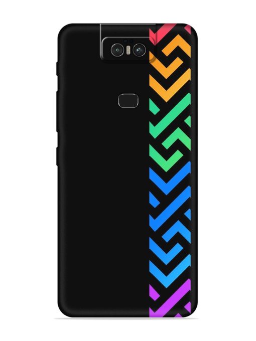 Colorshape Stripes Embossed Soft Silicone Case for Asus Zenfone 6Z