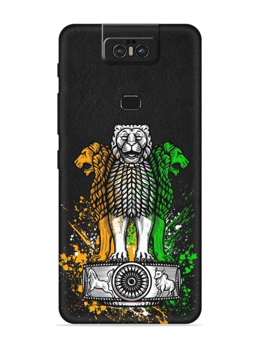 Pillars Of Ashoka Embossed Soft Silicone Case for Asus Zenfone 6Z Zapvi