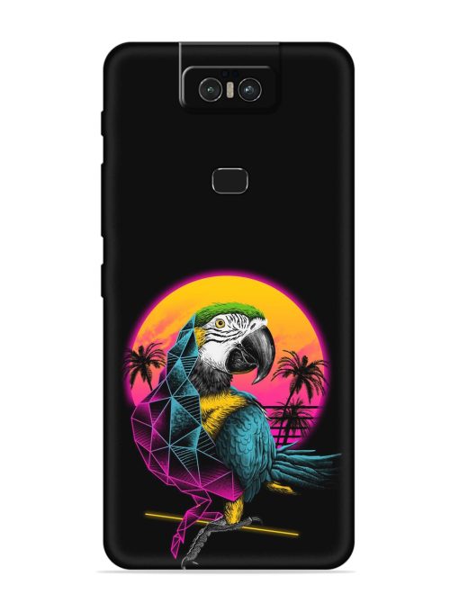 Rad Parrot Embossed Soft Silicone Case for Asus Zenfone 6Z