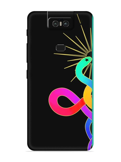 Art Geometric Abstraction Embossed Soft Silicone Case for Asus Zenfone 6Z Zapvi