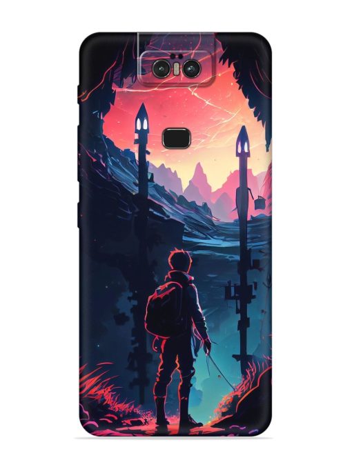 Cgs Artwork Embossed Soft Silicone Case for Asus Zenfone 6Z Zapvi