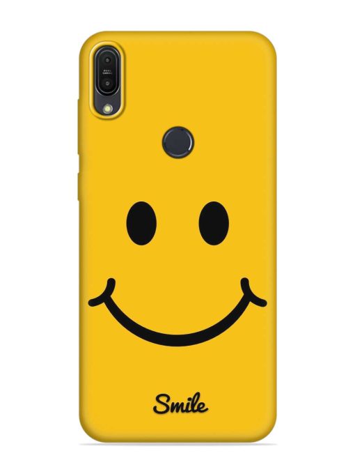 Yellow Smiley Embossed Soft Silicone Case for Asus Zenfone Max Pro M1 Zb601Kl Zapvi