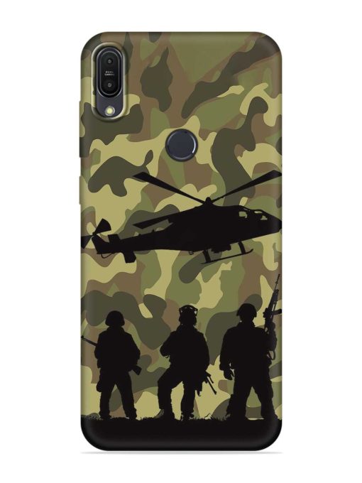 Army Heros Embossed Soft Silicone Case for Asus Zenfone Max Pro M1 Zb601Kl Zapvi