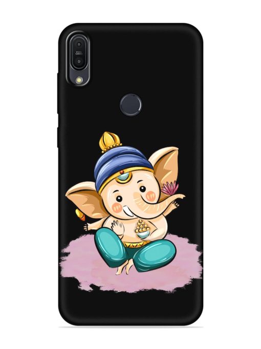 Bal Ganesh Vector Art Embossed Soft Silicone Case for Asus Zenfone Max Pro M1 Zb601Kl