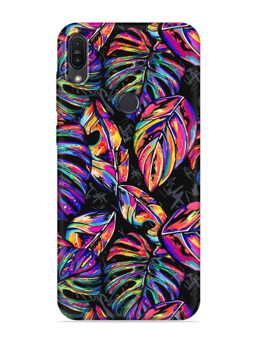 Tropical Seamless Vector Embossed Soft Silicone Case for Asus Zenfone Max Pro M1 Zb601Kl