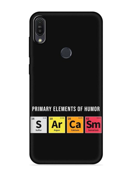 Primary Elements Humor Embossed Soft Silicone Case for Asus Zenfone Max Pro M1 Zb601Kl Zapvi