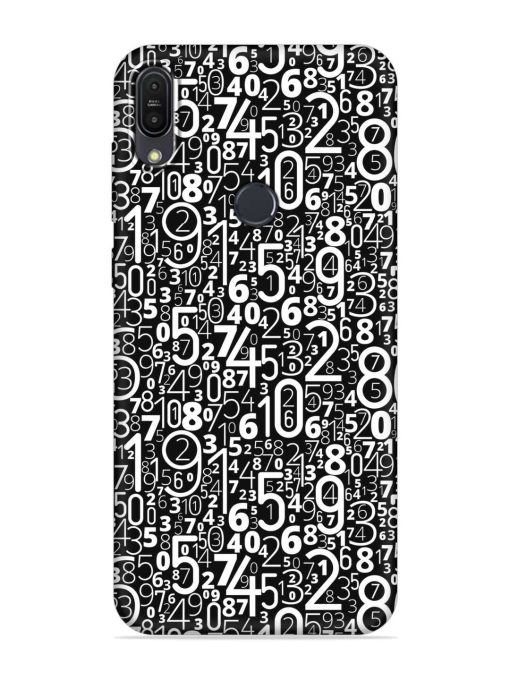 Many Numbers Different Embossed Soft Silicone Case for Asus Zenfone Max Pro M1 Zb601Kl Zapvi