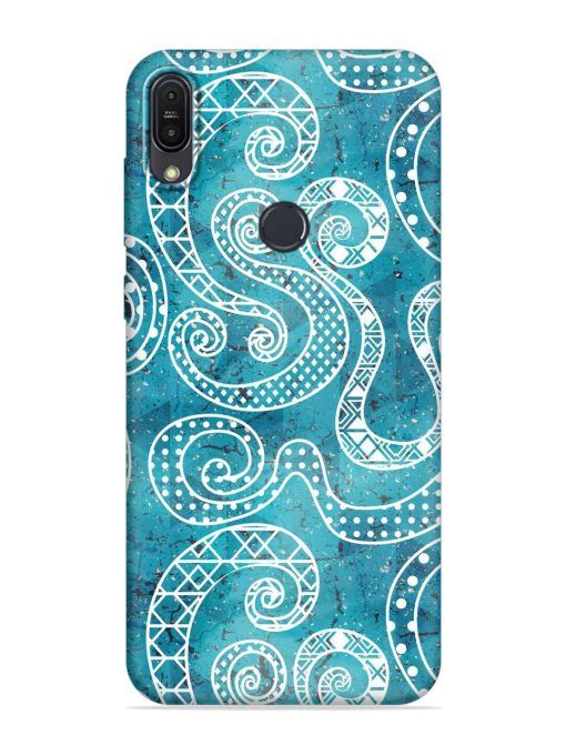 Vintage Curved Seamless Embossed Soft Silicone Case for Asus Zenfone Max Pro M1 Zb601Kl Zapvi