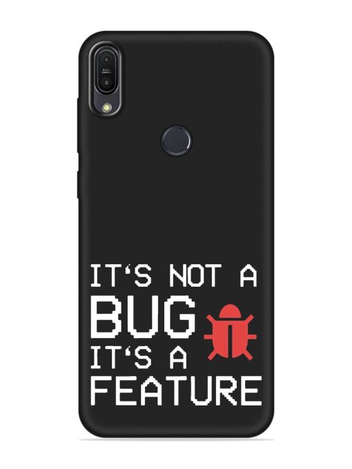 Not Bug Feature Embossed Soft Silicone Case for Asus Zenfone Max Pro M1 Zb601Kl