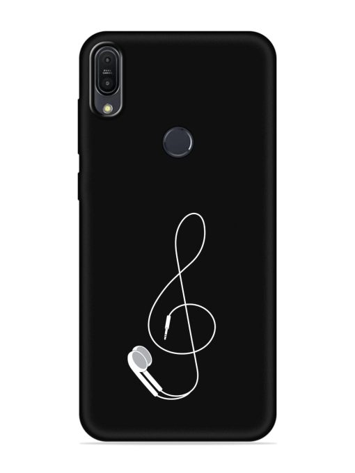 Music Earphone Vector Embossed Soft Silicone Case for Asus Zenfone Max Pro M1 Zb601Kl Zapvi