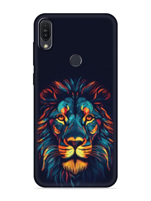 Colorful Lion Embossed Soft Silicone Case for Asus Zenfone Max Pro M1 Zb601Kl Zapvi