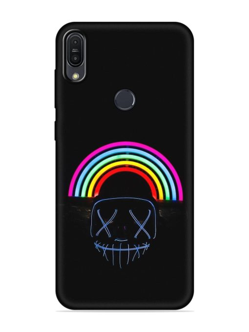 Mask Rainbow Embossed Soft Silicone Case for Asus Zenfone Max Pro M1 Zb601Kl Zapvi