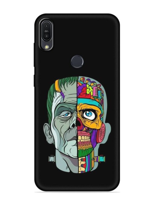 Men Vs Skull Embossed Soft Silicone Case for Asus Zenfone Max Pro M1 Zb601Kl