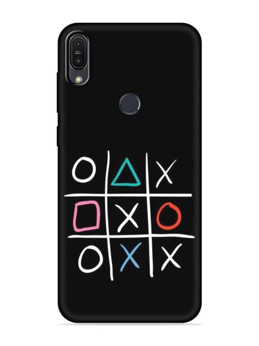 Super Neon Tic-Tac-Toe Embossed Soft Silicone Case for Asus Zenfone Max Pro M1 Zb601Kl Zapvi