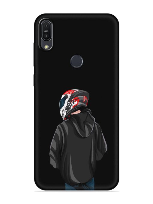 Motorcycle Rider Embossed Soft Silicone Case for Asus Zenfone Max Pro M1 Zb601Kl