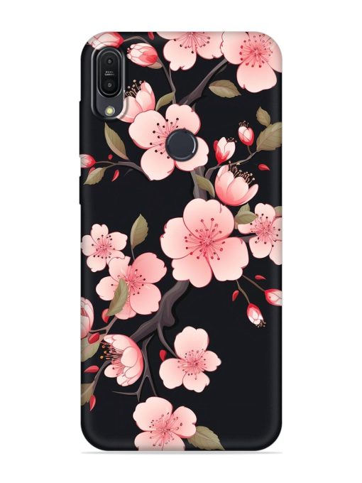 Cherry Blossom Embossed Soft Silicone Case for Asus Zenfone Max Pro M1 Zb601Kl Zapvi