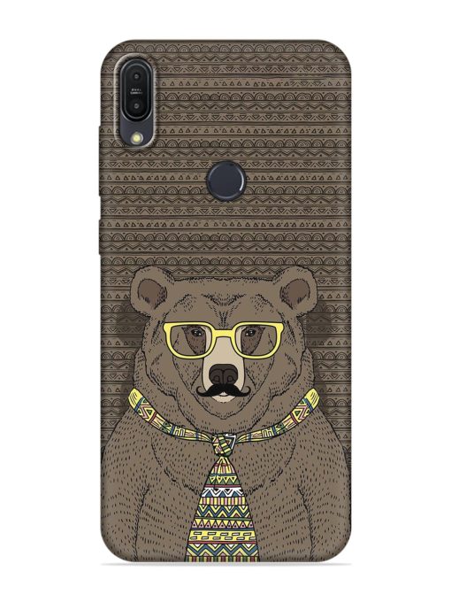 Grizzly Bear Embossed Soft Silicone Case for Asus Zenfone Max Pro M1 Zb601Kl