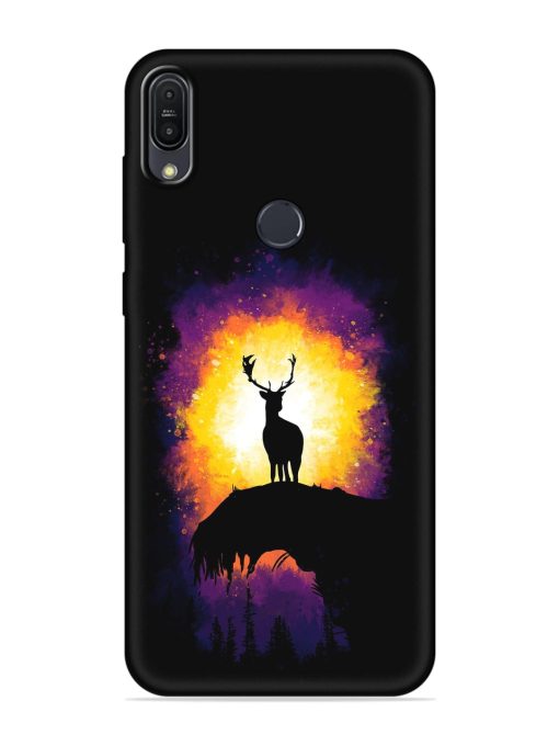 Elk Animal Art Embossed Soft Silicone Case for Asus Zenfone Max Pro M1 Zb601Kl Zapvi