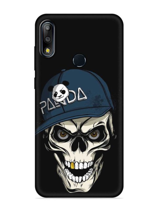 Panda Skull Embossed Soft Silicone Case for Asus Zenfone Max Pro M2 Zapvi