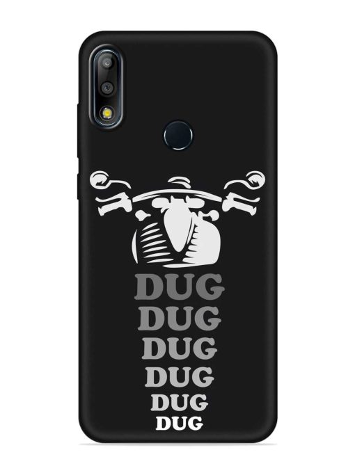 Dug Dug Dug Embossed Soft Silicone Case for Asus Zenfone Max Pro M2 Zapvi