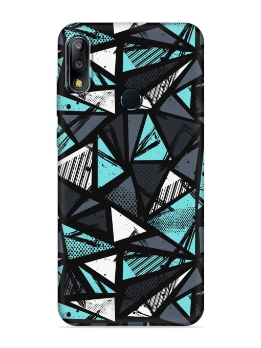 Abstract Seamless Embossed Soft Silicone Case for Asus Zenfone Max Pro M2