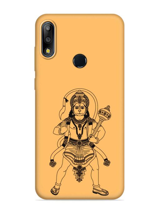 Indian God Hanuman Embossed Soft Silicone Case for Asus Zenfone Max Pro M2 Zapvi