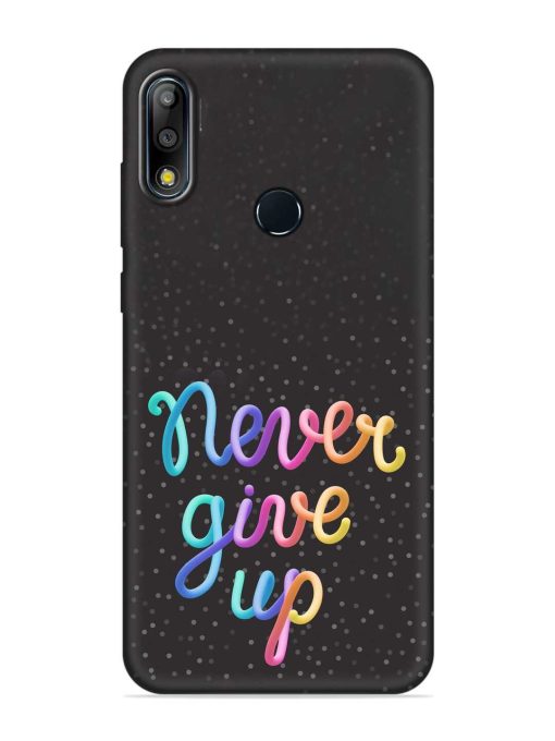 Colorful Stylized Rainbow Embossed Soft Silicone Case for Asus Zenfone Max Pro M2